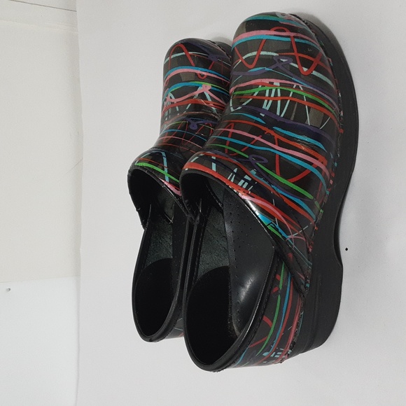 Dansko Paint Drizzle Womens 36 (6) Clog - Picture 4 of 9